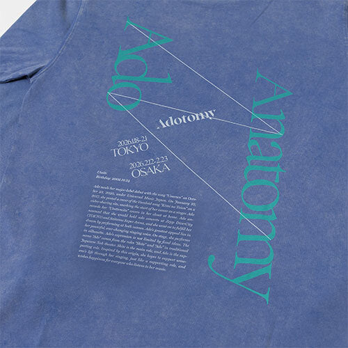 ロングスリーブ Tシャツ Adotomy アドトミー　Ado 5th Ado / ＜受注販売＞Ado 5th Anniversary Exhibition “Adotomy” Tシャツ