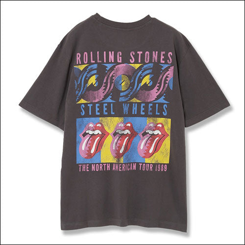 ザ・ローリング・ストーンズ / RS No,9 Harajuku Steel Wheels T-Shirt Charcoal【グッズ】