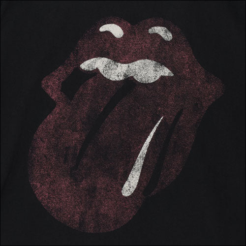 ザ・ローリング・ストーンズ / RS No,9 Harajuku Vintage Tongue Washed III T-Shirt Black【グッズ】