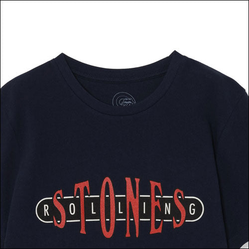 ザ・ローリング・ストーンズ / RS No,9 Harajuku Fitted Varsity T-Shirt Navy【グッズ】