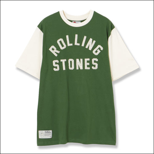 ザ・ローリング・ストーンズ / RS No,9 Harajuku Stones Varsity Chenille Applique T-Shirt Green【グッズ】