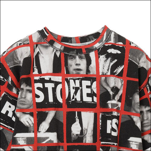 ザ・ローリング・ストーンズ / RS No,9 Harajuku Oversized Vintage Print T-Shirt Multi【グッズ】