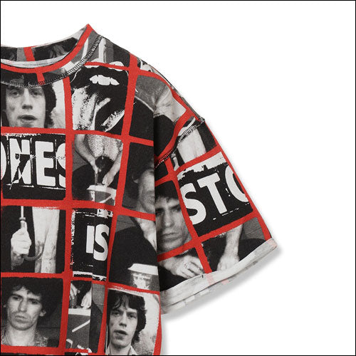 ザ・ローリング・ストーンズ / RS No,9 Harajuku Oversized Vintage Print T-Shirt Multi【グッズ】