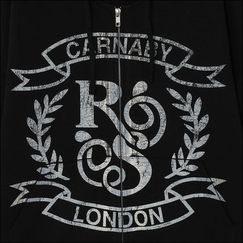 ザ・ローリング・ストーンズ / RS No,9 Harajuku Crest Zip Up Hoodie Black【グッズ】