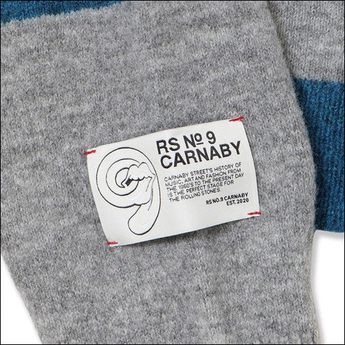 ザ・ローリング・ストーンズ / RS No,9 Harajuku Stones Cropped Knit Rugby Jersey Beige【グッズ】