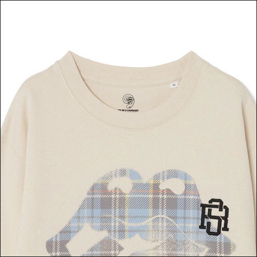 ザ・ローリング・ストーンズ / RS No,9 Harajuku Tartan Lick Fleece Crewneck White【グッズ】