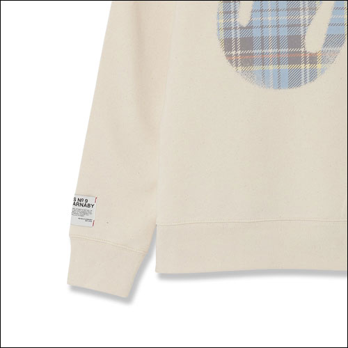 ザ・ローリング・ストーンズ / RS No,9 Harajuku Tartan Lick Fleece Crewneck White【グッズ】
