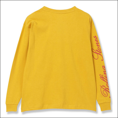 ザ・ローリング・ストーンズ / RS No,9 Harajuku Lick Kids LS T-Shirt Yellow【グッズ】