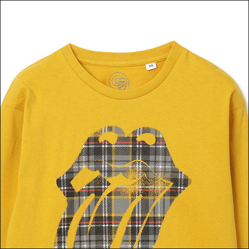 ザ・ローリング・ストーンズ / RS No,9 Harajuku Lick Kids LS T-Shirt Yellow【グッズ】