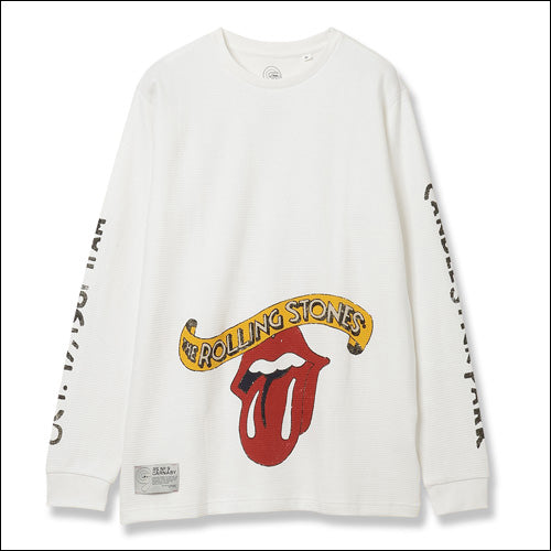 ザ・ローリング・ストーンズ / RS No,9 Harajuku Stones 1981 Thermal LS T-Shirt Grey【グッズ】