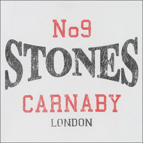 ザ・ローリング・ストーンズ / RS No,9 Harajuku RS No,9 Varsity T-Shirt White【グッズ】