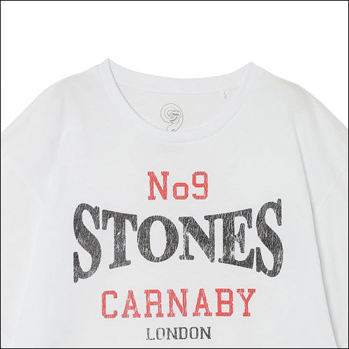 ザ・ローリング・ストーンズ / RS No,9 Harajuku RS No,9 Varsity T-Shirt White【グッズ】