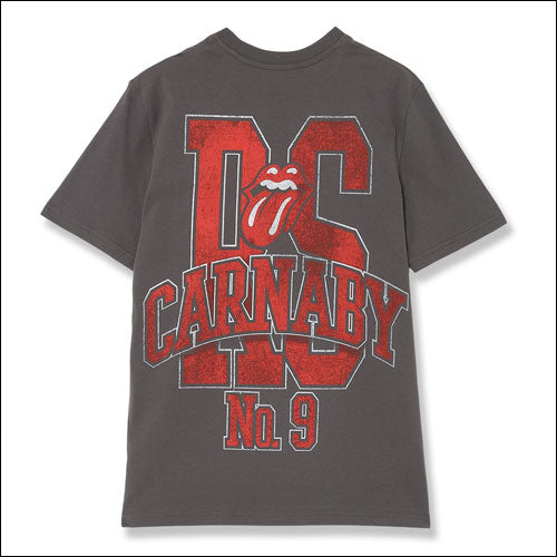 ザ・ローリング・ストーンズ / RS No,9 Harajuku Scattered Lick Printed T-Shirt Charcoal【グッズ】