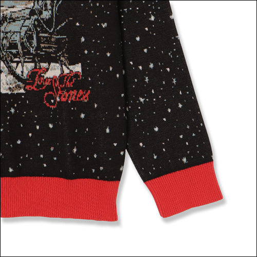 ザ・ローリング・ストーンズ / RS No,9 Harajuku Stones Merry Christmas Knitted Sweater Black【グッズ】
