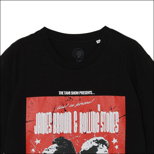 ザ・ローリング・ストーンズ / RS No,9 Harajuku RS9 X James Brown T-Shirt Black【グッズ】