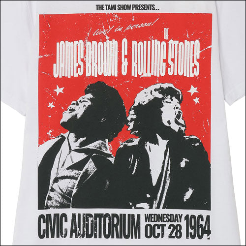 ザ・ローリング・ストーンズ / RS No,9 Harajuku RS9 X James Brown T-Shirt White【グッズ】