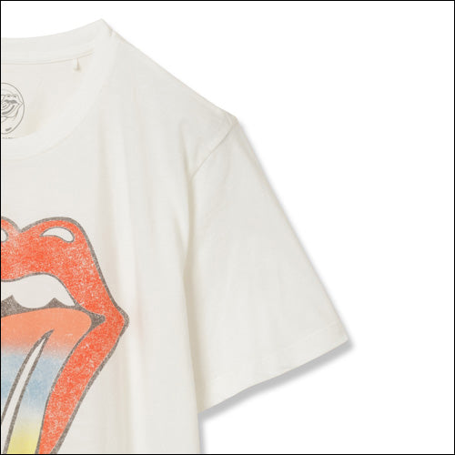 ザ・ローリング・ストーンズ / RS No,9 Harajuku The Rolling Stones Rainbow Tongue Fitted T-Shirt【グッズ】