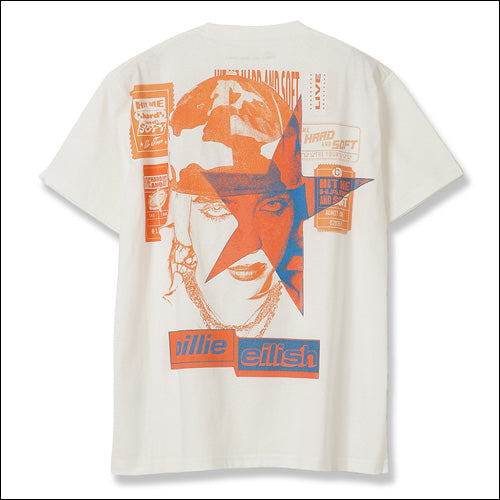 ビリー・アイリッシュ / Hit Me Hard and Soft 3D Film S/S Tee White