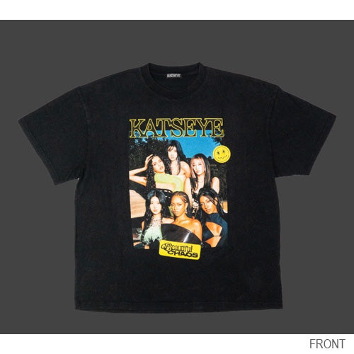 KATSEYE / Beautiful Chaos S / S T-shirt ( Black )【グッズ】