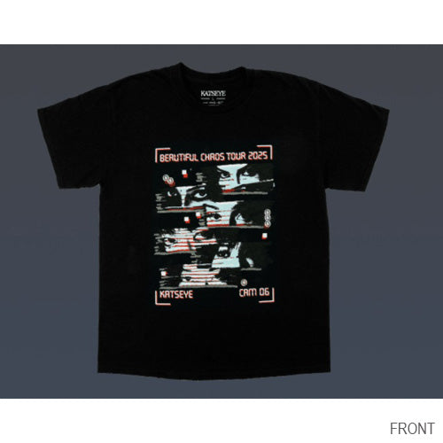 KATSEYE / Beautiful Chaos Tour S / S Tee ( Black )【グッズ】