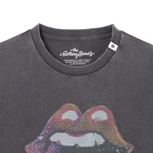 ザ・ローリング・ストーンズ / RS No,9 Harajuku Replicart RS Lips & Tongue T-Shirt Charcoal Grey【グッズ】