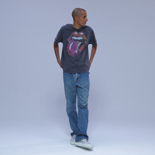 ザ・ローリング・ストーンズ / RS No,9 Harajuku Replicart RS Lips & Tongue T-Shirt Charcoal Grey【グッズ】