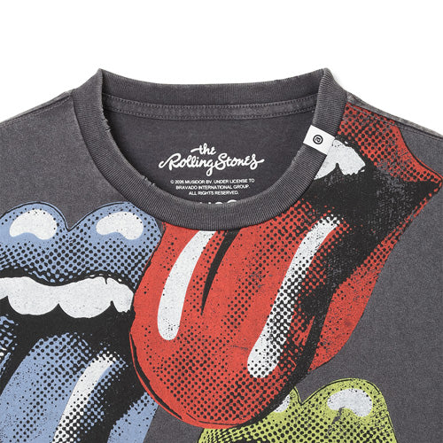 ザ・ローリング・ストーンズ / RS No,9 Harajuku Replicart RS 3Lips & Tongue T-Shirt Charcoal Grey【グッズ】