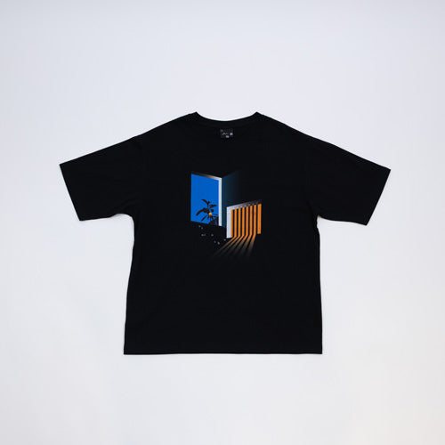 ヨルシカ / ＜受注販売＞二人称展　Tシャツ A　Black【グッズ】