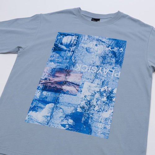 ヨルシカ / ＜受注販売＞二人称展　Tシャツ C　Blue Gray【グッズ】