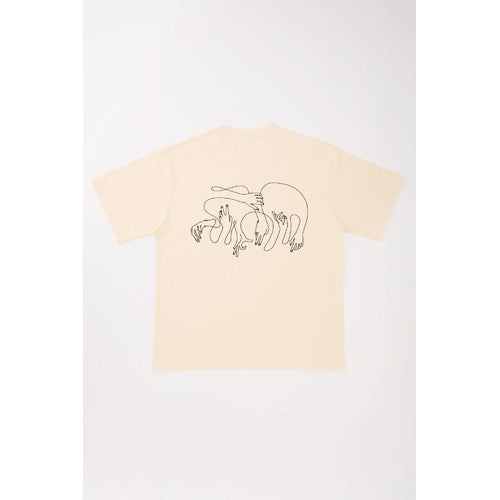 平手友梨奈 / ビッグシルエット刺繍Tシャツ(IVORY)【グッズ】