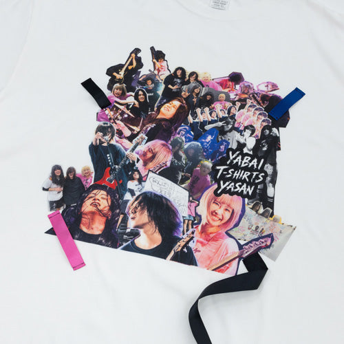 ヤバイTシャツ屋さん / メジャデ10周年フォトTシャツ 〜リボンを添えて〜 (白)【グッズ】
