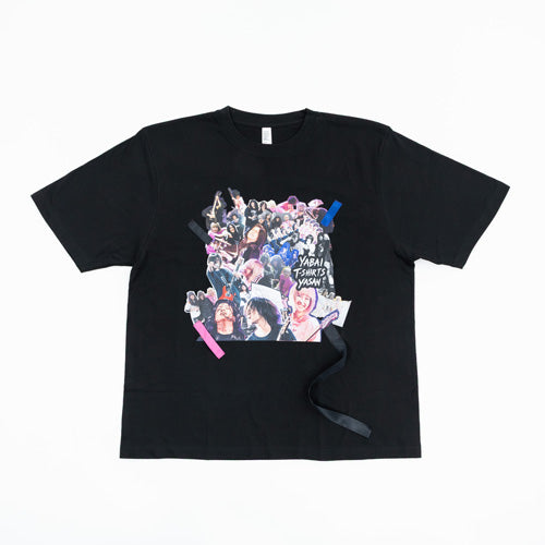 ヤバイTシャツ屋さん / メジャデ10周年フォトTシャツ 〜リボンを添えて〜 （黒)【グッズ】