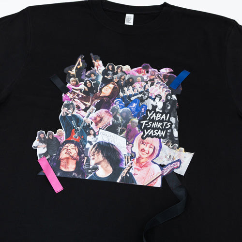 ヤバイTシャツ屋さん / メジャデ10周年フォトTシャツ 〜リボンを添えて〜 （黒)【グッズ】