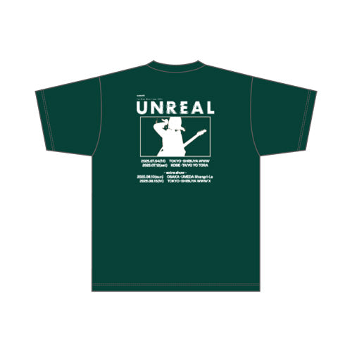 sanetii / sanetii「UNREAL」ツアーTシャツ緑【グッズ】