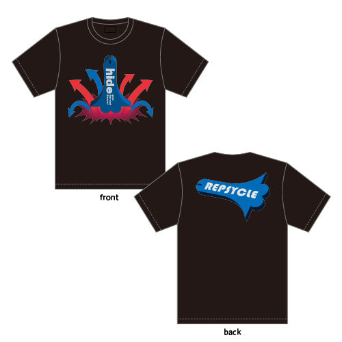 hide with Spread Beaver / REPSYCLE ROCKET Tシャツ【グッズ】