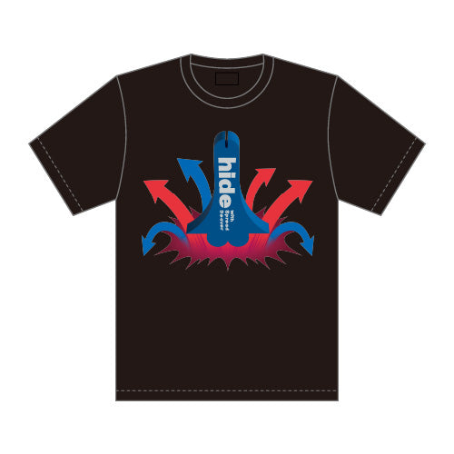 hide with Spread Beaver / REPSYCLE ROCKET Tシャツ【グッズ】