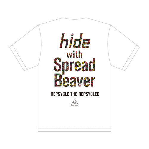 hide with Spread Beaver / SKULL REPLICATE Tシャツ White【グッズ】