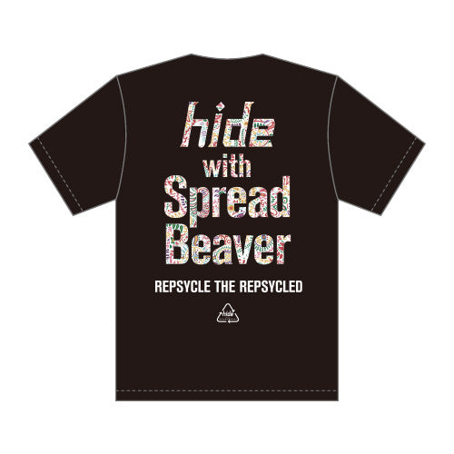 hide with Spread Beaver / SKULL REPLICATE Tシャツ Black【グッズ】