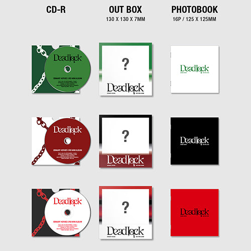 Xdinary Heroes / Deadlock : 3rd Mini Album【Random ver.】【Compact ver.】【CD】