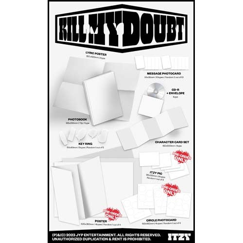 ITZY / KILL MY DOUBT【LIMITED EDITION Ver.】【CD】