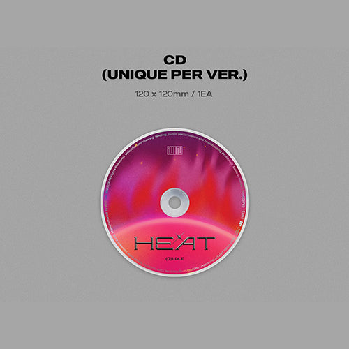(G)I-DLE / HEAT: Special Album【FLARE Ver.】【CD】