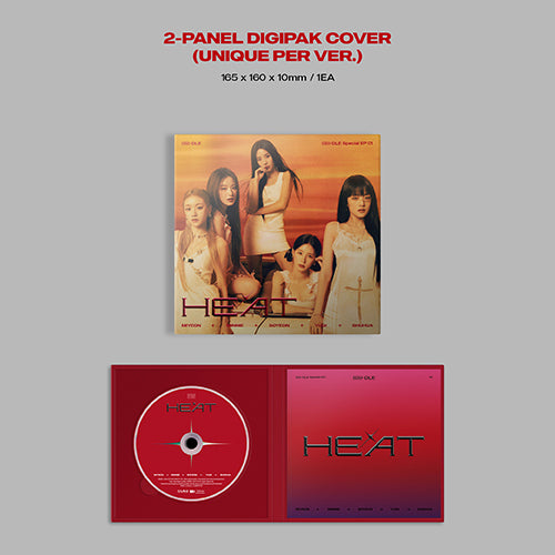 (G)I-DLE / HEAT: Special Album【DIGIPAK Ver.】【Group Ver.】【CD】
