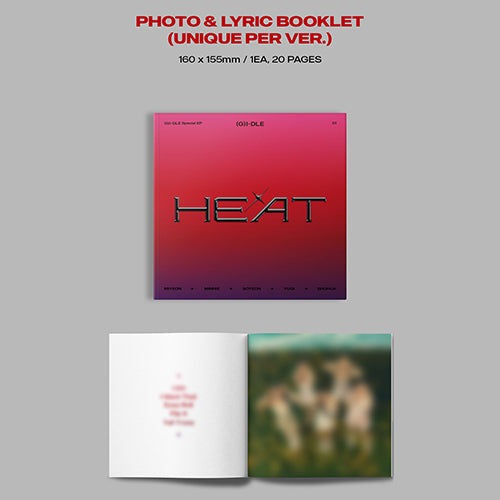 (G)I-DLE / HEAT: Special Album【DIGIPAK Ver.】【Group Ver.】【CD】