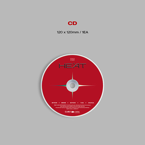 (G)I-DLE / HEAT: Special Album【DIGIPAK Ver.】【Member Ver.】【Random Ver.】【CD】