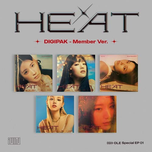 (G)I-DLE / HEAT: Special Album【DIGIPAK Ver.】【Member Ver.】【Random Ver.】【CD】