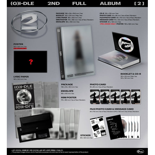 (G)I-DLE / 2: (G)I-DLE Vol.2【Standard Ver.】【Random Ver.】【CD】