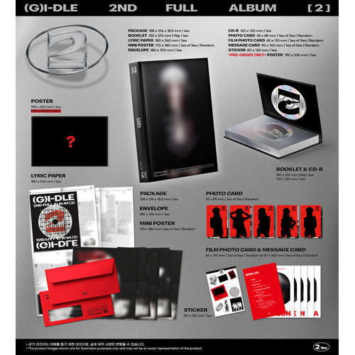 (G)I-DLE / 2: (G)I-DLE Vol.2【Standard Ver.】【Random Ver.】【CD】
