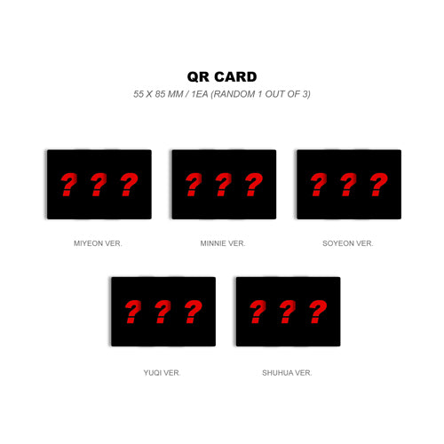 (G)I-DLE / 2: (G)I-DLE Vol.2【POCAALBUM Ver.】【Random Ver.】【デジタルコード】