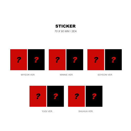 (G)I-DLE / 2: (G)I-DLE Vol.2【POCAALBUM Ver.】【Random Ver.】【デジタルコード】