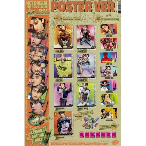 NCT DREAM / ISTJ: NCT DREAM Vol.3【Poster Ver.】【ランダム